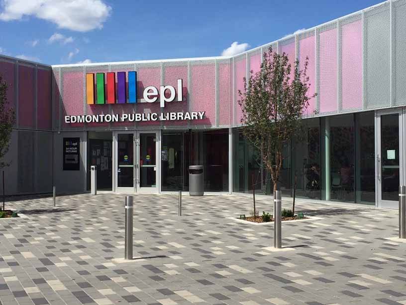 1.1 Edmonton Public Library, Calder Branch. Exterior. Credit Edmonton Public...